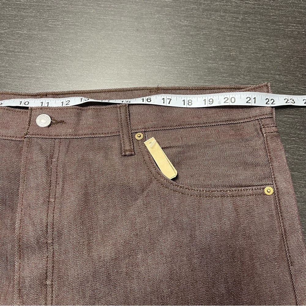 Levi’s Men’s Straight Leg 501 XX Brown Rigid Denim 100% Cotton Jeans Size: 42x32 - Picture 11 of 14